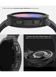 Ringke Air Sports + Bezel Styling Compatible With Samsung Galaxy Watch 5 40mm , Flexible Shockproof TPU Case with Adhesive Aluminum Frame Ring Cover - Black + 40-11